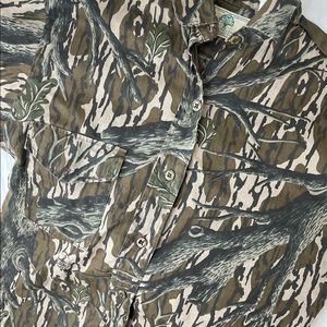 Vintage Missy Oak Camo Button Up